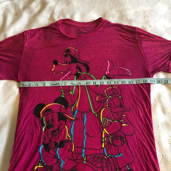 Hot Pink Old School T-shirt - Picture 4 of 7
